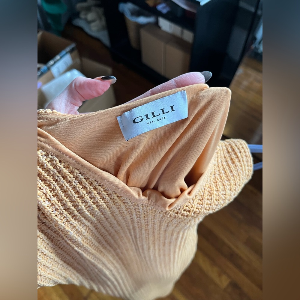 Gilli Peachy Tan Knit Tank Dress - Picture 4 of 12